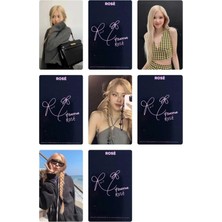 Rose Blackpink   Fotokart Pvc Kaplı 9*6 cm 7 Adet Tane 2 Adet Hediye Gönderimi Yapılacaktır