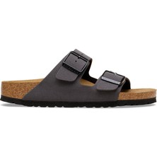 Birkenstock Arizona Bf Çift Toka Gri Kadın Terlik