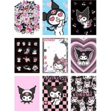 Kuromi   Fotokart Pvc Kaplı 9*6 cm 7 Adet Alındığında 2 Adet Hediye Gönderimi Yapılacaktır