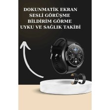 OtoTech Tws Bluetooth Kulaklık ve Akıllı Saat Uyku Takibi Nabız Ölçer Uzun Pil Ömrü