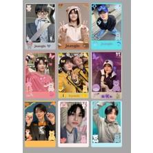 Yang Jeong In Stray Kids   Fotokart Pvc Kaplı 9*6 cm 7 Adet Alındığında 2 Adet Hediye