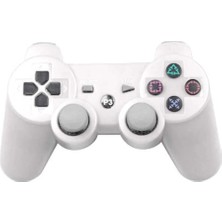 My Best Store Playstation 3 Uyumlu Beyaz Bluetooth Joystick Kablosuz Bağlantılı Oyun Kolu - Elektronik