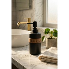 Makri Home 300 ml Seramik Lenora Sıvı Sabunluk, 7 cm Çap, 18 cm Yükseklik