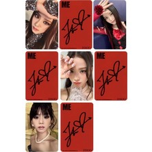 Jisoo Balackpink  Fotokart Pvc Kaplı 9*6 cm 7 Adet Al 2 Adet Hediye Gönderimi Yapılacktır