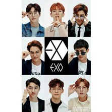 Exo   Fotokart Pvc Kaplı 9*6 cm 7 Adet Alındığında 2 Adet Hediye Gönderimi Yapılacaktır