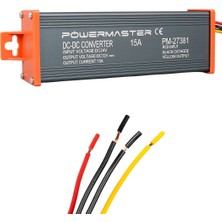Powermaster PM-27381 24V Dc 12V Dc 15 Amper Oto Konvertör