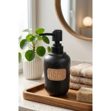 Makri Home 300 ml Seramik Lenora Sıvı Sabunluk, 7 cm Çap, 18 cm Yükseklik