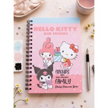 Gifi Kuromi & Hello Kitty Stickerlı Planner Kitap