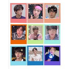 Jin Bts   Fotokart Pvc Kaplı 9*6 cm
