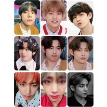Taehyung Bts   Fotokart Pvc Kaplı 9*6 cm