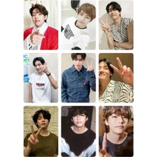 Taehyung Bts   Fotokart Pvc Kaplı 9*6 cm