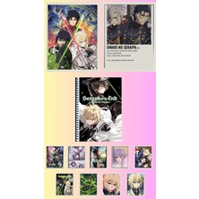 Owari No Seraph Poster A3 ,2 Adet Defter A4 1ADET , Fotokart 9 Adet