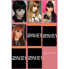 2ne1 ( Jl-Bom-Minzy-Dara )  Fotokart Pvc Kaplı 9*6 cm 6 Adet Alı 3 Adet Hediye Gelsin