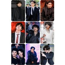 Taehyung Bts   Fotokart Pvc Kaplı 9*6 cm