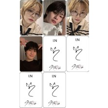 Yang Jeong In Stray Kids   Fotokart Pvc Kaplı 9*6 cm 7 Adet Alındığında 2 Adet Hediye