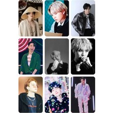 Suga Bts   Fotokart Pvc Kaplı 9*6 cm