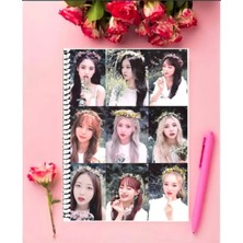 Fbn Store Loona Kpop Defter   Özel Tasarım A5 Boyutu 15*21 cm Telli Çizgisiz
