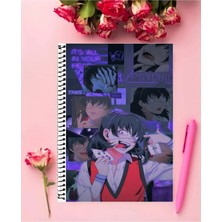 Rollas Store Kakegurui Anime   Özel Tasarım A5 Boyutu 15*21 cm Telli Çizgisiz Orta Boy defter