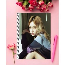 Aespa Kpop Defter   Özel Tasarım A5 Boyutu 15*21 cm Telli Çizgisiz defter
