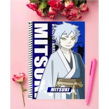 Ayaşlı Kırtasiye Mitsuki Anime Defter   Özel Tasarım A5 Boyutu 15*21 cm Telli Çizgisiz defter