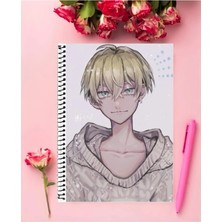 Tokyo Revengers Anime Defter   Özel Tasarım A5 Boyutu 15*21 cm Telli Çizgisiz defter