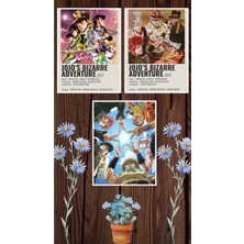 Jojo Bizarre Adventure Poster Seti 3 Adet A3 Boyutu 30*42 cm 200 gr Kuşe Kağıt Parlak Poster Seti