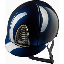 Kep Italia Cromo 2.0 Parlak Mavi Swarovski® Logolu Binici Kaskı Large