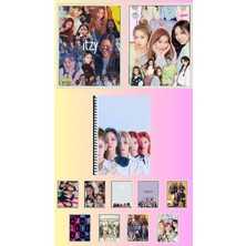 Itzy Poster A3 2 Adet ,defter A4 1ADET , Fotokart 9 Adet
