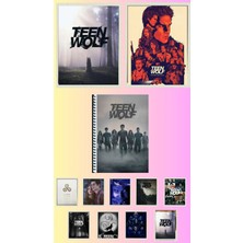 Teen Wolf Poster A3 ,2 Adet Defter A4 1ADET , Fotokart 9 Adet