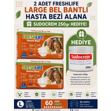 Freshlife Freshlıfe Large Bel Bantlı Hasta Bezi + 250GR SUDOCREM HEDİYELİ