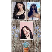 Jennie Blackpink Poster Seti 3 Adet A3 Boyutu 30*42 cm 200 gr Kuşe Kağıt Parlak Poster Seti