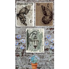 Vintage Nostalji Poster Seti 3 Adet A3 Boyutu 30*42 cm 200 gr Kuşe Kağıt Parlak Poster Seti