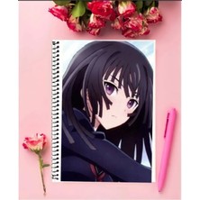 Fbn Store Kisara Tendo Anime Defter   Özel Tasarım A5 Boyutu 15*21 cm Telli Çizgisiz Defter