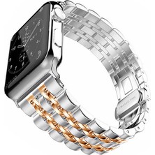 Ceponya Apple Watch 38MM 40MM Krd-14 Metal Tam Uyumlu Kordon