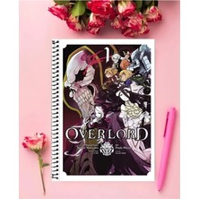 Ayaşlı Kırtasiye Overlord Anime Defter   Özel Tasarım A5 Boyutu 15*21 cm Telli Çizgisiz defter