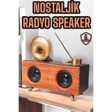 Elektronikçim Çalar Radyo Müzik Kutusu Nostaljik Hoparlör Speaker