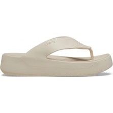 Crocs 209410 Getaway Platform Flip Krem Kadın Terlik