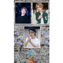 Jimin Bts Poster Seti 3 Adet A3 Boyutu 30*42 cm 200 gr Kuşe Kağıt Parlak Poster Seti