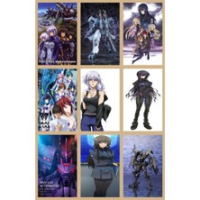 Muv Luv Fotokart 9 Adet Kesilmiş 8*6 cm Pvc Kaplı Süper Hd Kaliteli Baskılı Fotokart