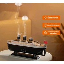 My Best Store Ultrasonik Hava Nemlendirici Ahşap Desenli Siyah 250 ml Kumandalı Aroma Difüzörü 2 Yıl Garanti