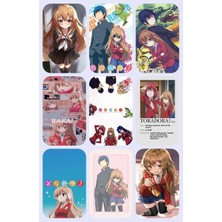 Rollas Store Toradora Yeni Fotokart 9 Adet Kesilmiş 8*6 cm Pvc Kaplı Süper Hd Kaliteli Baskılı Fotokart