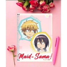Fbn Store Maid Sama Anime Defter   Özel Tasarım A5 Boyutu 15*21 cm Telli Çizgisiz Defter