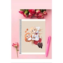 Umaru Doma Anime Defter   Özel Tasarım A4 Boyutu Telli Çizgili Defter 21*29 cm