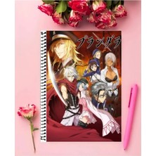 Rollas Store Plunderer Anime Defter   Özel Tasarım A4 Boyutu 21*29 cm Telli Çizgili defter