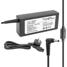 Powermaster PM-33064 19 Volt - 3.42 Amper 4.0*1.35 mm Uçlu Adaptör (Asus Ultrabook Notebook)