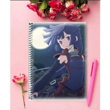 Ayaşlı Kırtasiye Log Horizon Anime Defter   Özel Tasarım A5 Boyutu 15*21 cm Telli Çizgisiz Defter