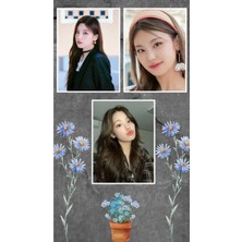 Yeji Bts Poster Seti 3 Adet A3 Boyutu 30*42 cm 200 gr Kuşe Kağıt Parlak Poster Seti