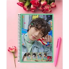 Rollas Store Tomorrow x Together Defter   Özel Tasarım A4 Boyutu 21*29 cm Telli Çizgili Defter