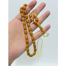 Hasyılmaz Doğal Kaya Damla Kehribar Tesbih 33LÜK 18,90 Gram K019