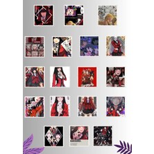 KAKEGURUI18 Adet Fotokart 9*6 cm Kesilmiş Hd Kaliteli Pvc Kaplı